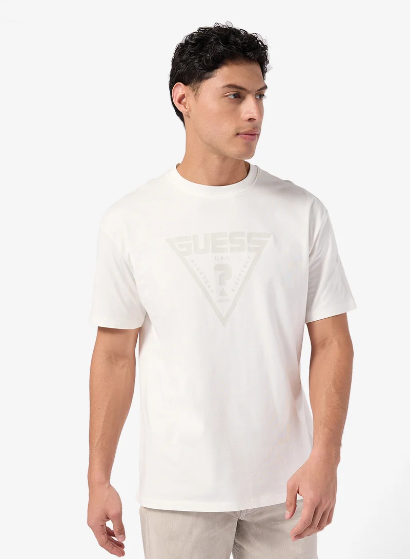 GUESS Azha Crew Neck Over T-Shirt